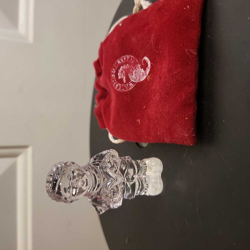 Vintage Waterford Crystal Caroler Figurine 2.7"